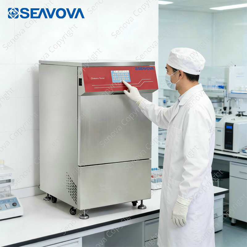 Lab Countercurrent Washer BW-200L Laboratory Glassware Washer with PLC Control