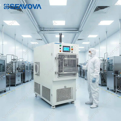 10Kg Pilot Freeze Dryer PLC Touch Screen Laboratory Freeze Dryers